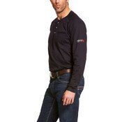 Ariat FR Air Henley in Black